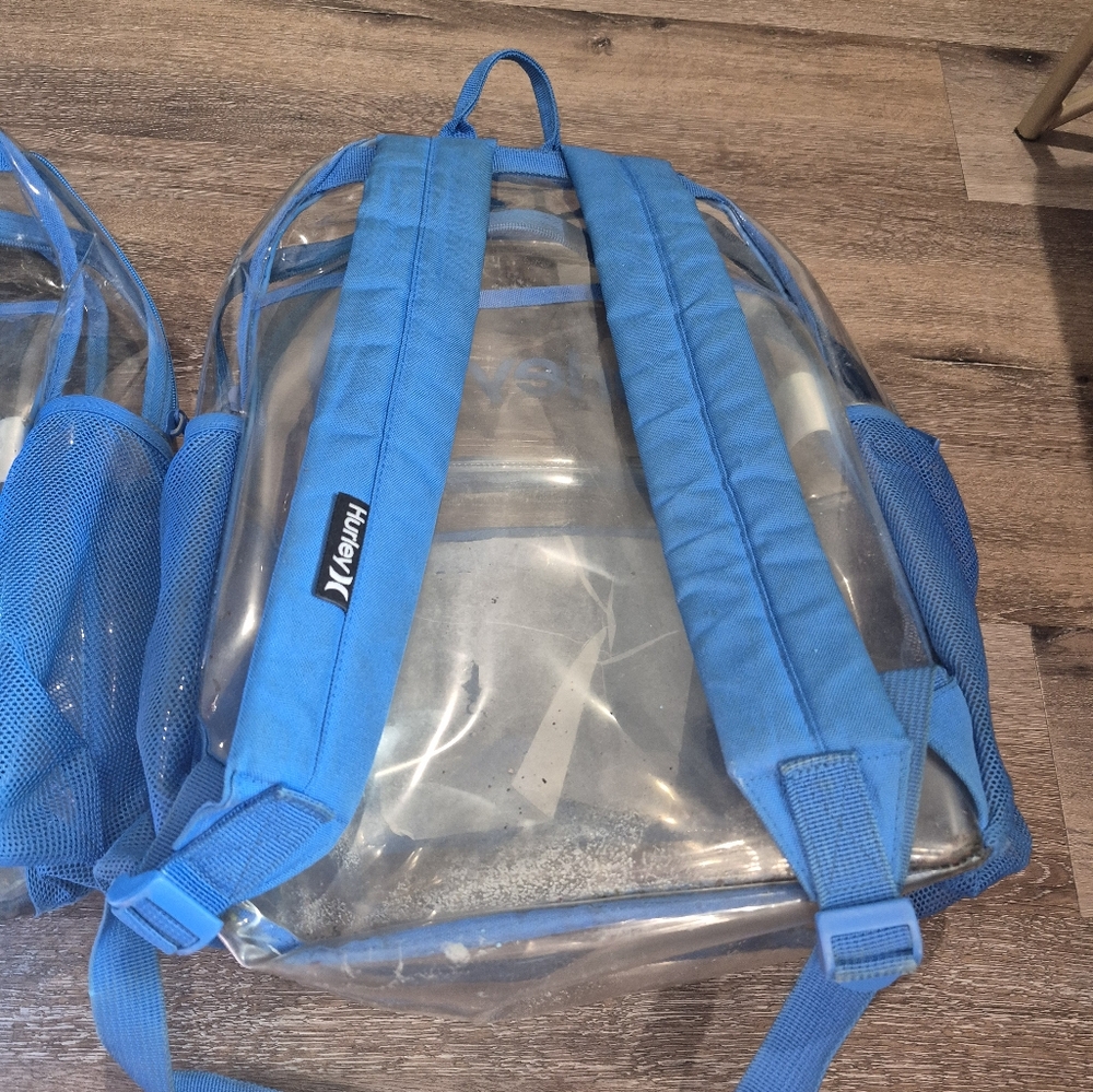 Hurley Transparent Blue Backpack - image 6